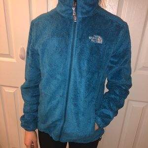 Fuzzy North Face Full-zip
